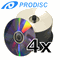 Prodisc 1-4x DVD-R Silver 4.7GB on Spindle 